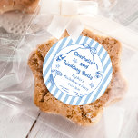Seashells and Wedding Bells Bachelorette Party Runt Klistermärke<br><div class="desc">Seashells and Wedding Bells Bachelorette Party Classic Round Sticker</div>