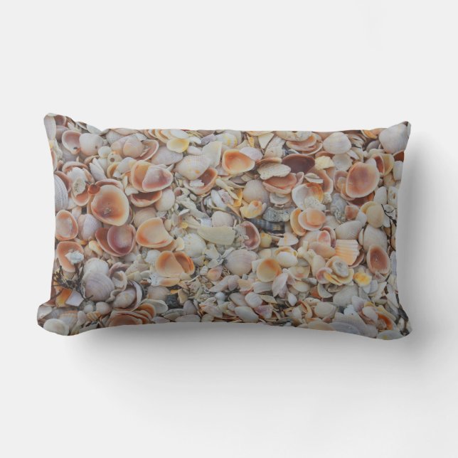 Seashells Beach Theme Lumbarkudde (Framsida)