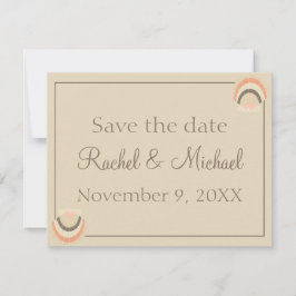 Seashells Beach WedCharm Spara Datumet