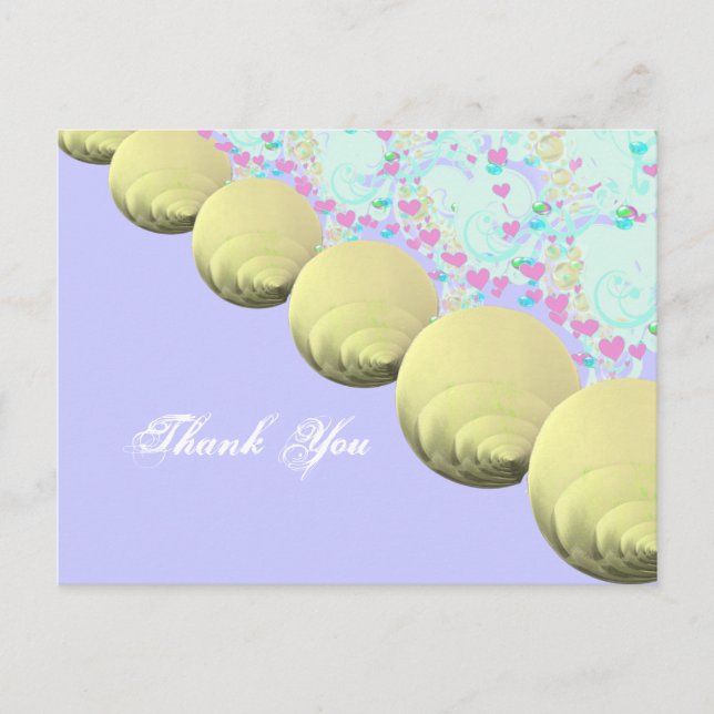 SeaShells Beach Wedding - Anpassad Vykort (Framsida)