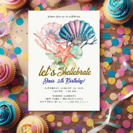 seashells Birthday Inbjudningar