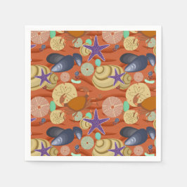 Seashells by Red Shore Pappersservett
