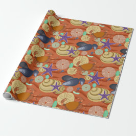 Seashells by Red Shore Presentpapper