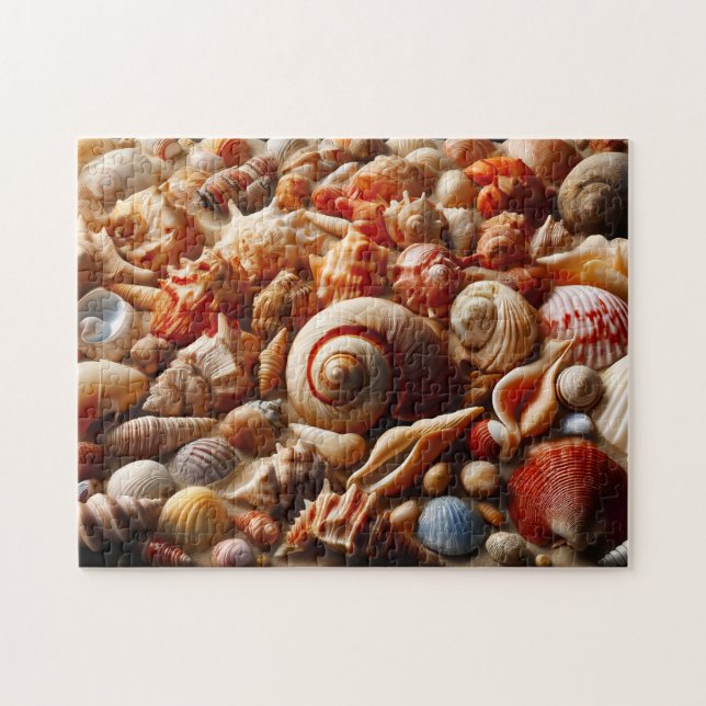 Seashells & Conches Seashell Collector's Gift Pussel (Horisontell)