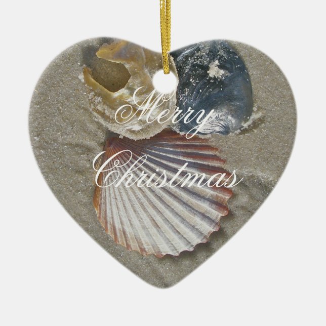 Seashells God jul Ornament (Framsidan)