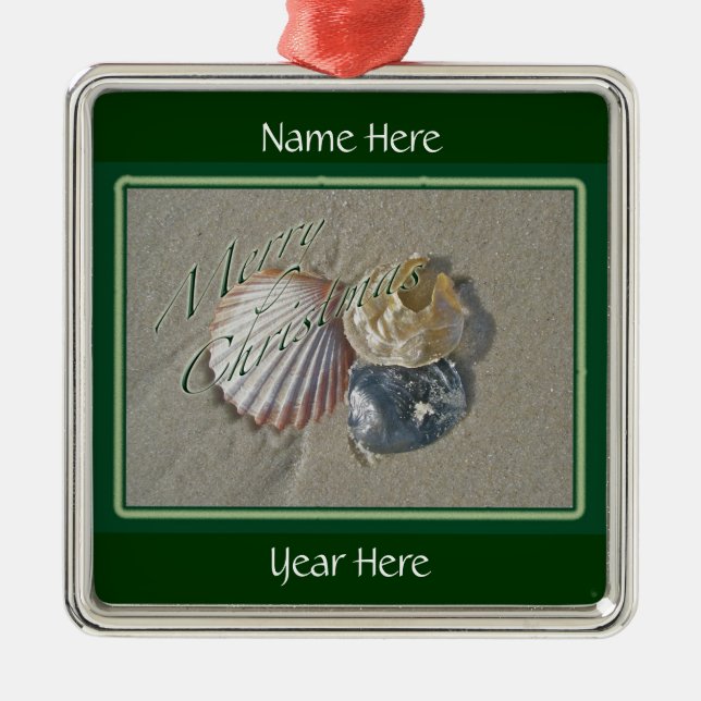 Seashells God jul Ornament (Framsidan)