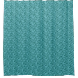Seashells i Aqua Shower Curtain
