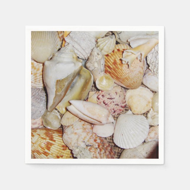 Seashells Napkins Pappersservett (Framsidan)