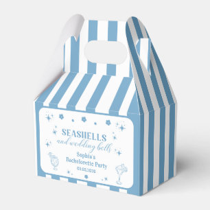 Seashells och Bröllop Klockor Bachelorette Party Presentaskar