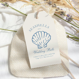Seashells och Bröllop Klockor Bachelorette Party Presentetikett