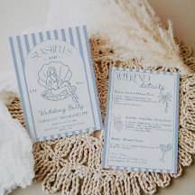 Seashells och Bröllop Klockor-kusten Bachelorette