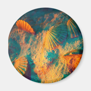 Seashells och Sand Magnet