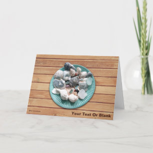 Seashells och Sea Glass Kort