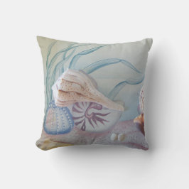 Seashells på dekorativ kudde