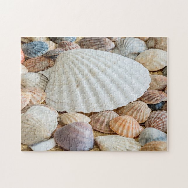 Seashells Photo Puzzle Pussel (Horisontell)