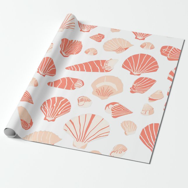 Seashells Presentpapper (Utrullad)