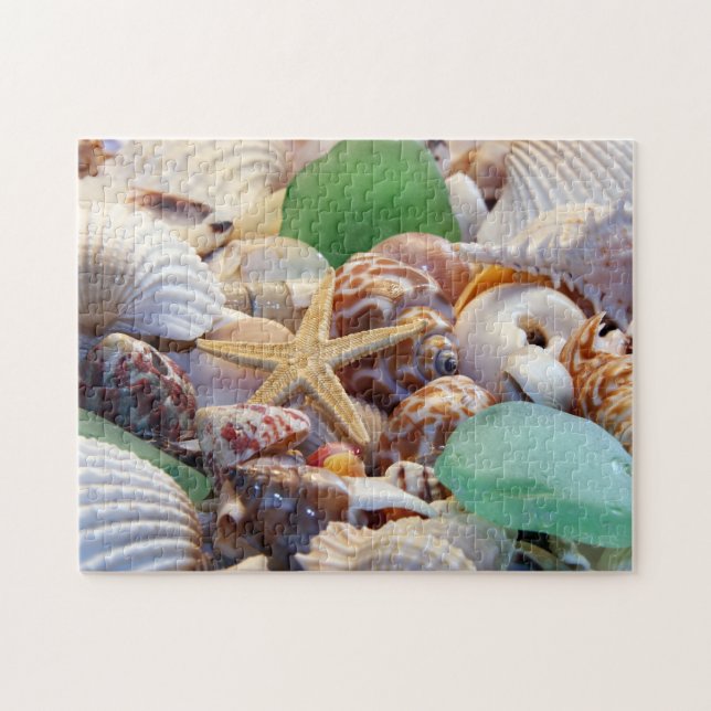 Seashells Puzzle Pussel (Horisontell)