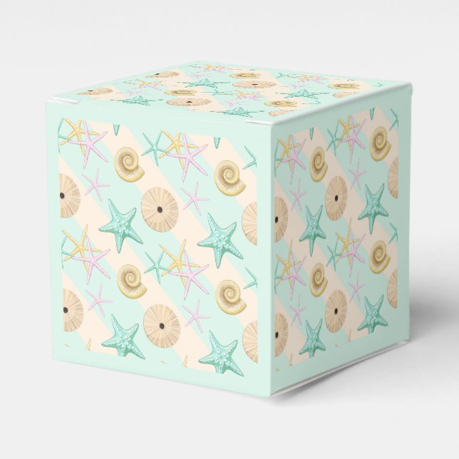 Seashells Retro Pastel Sea Life Presentaskar (Framsidan Sidan)