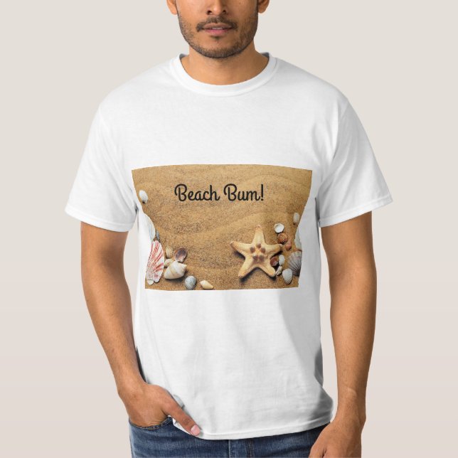 Seashells & Starfish T Shirt (Framsida)