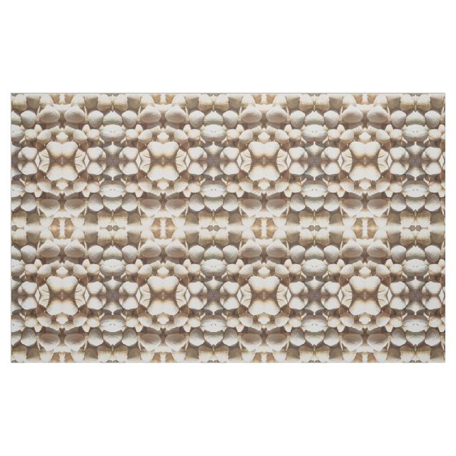 Seashells Summer Beach Snäckas Fabric Tyg (Fat Quarter)