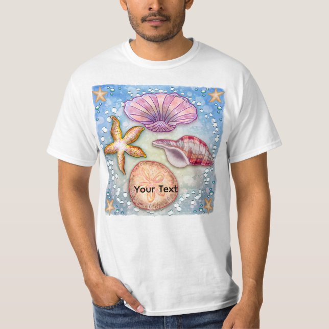 Seashells T Shirt (Framsida)