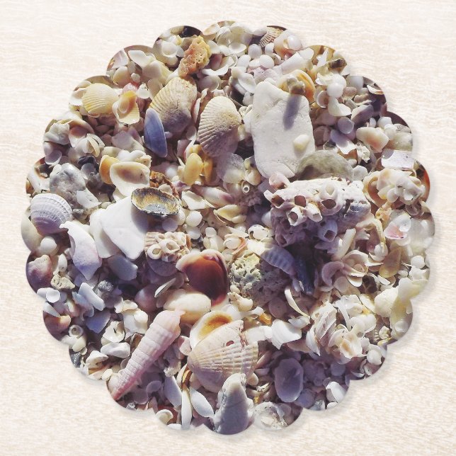Seashells Underlägg Papper (Framsida)