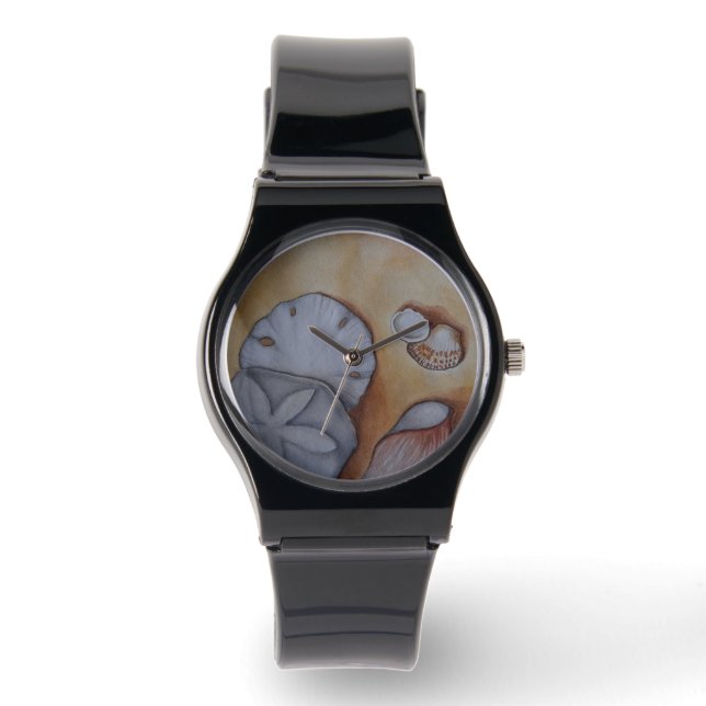 Seashells vid kusten armbandsur (Framsida)