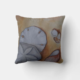 Seashells vid kusten kudde