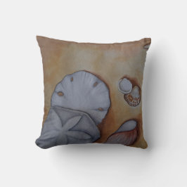 Seashells vid kusten kudde