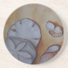 Seashells vid kusten underlägg