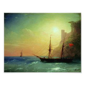 Seashore, Aivazovsky Fototryck
