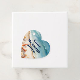 Seashore Bliss Beach Party Gåvor Etiketter