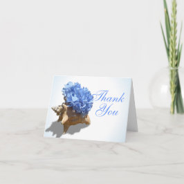 Seashore Blue Hydrangeas Tack Kort