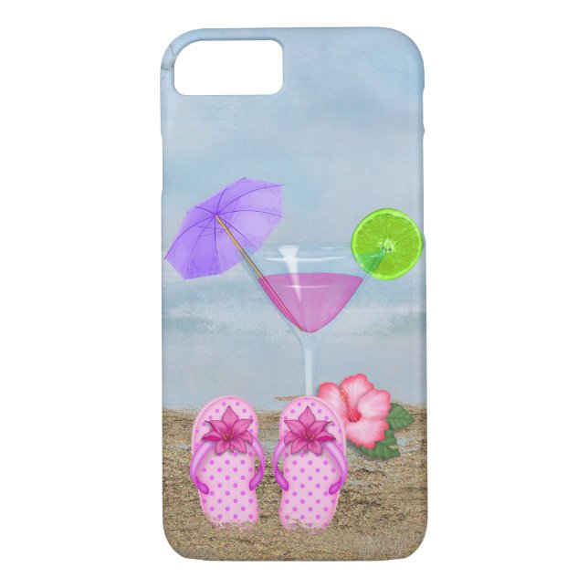 Seashore Cocktail Case-Mate iPhone Skal (Baksida)