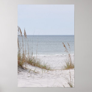 Seashore för Alabama buktkusten Poster