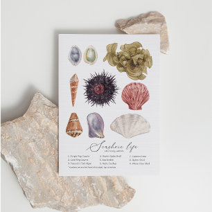 Seashore Life-vykort Helg Vykort