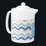 Seashore Scribble ZigZag<br><div class="desc">Anpassningsbarna Bright och Cheery 2013 färg i denna Seashore Scribble ZigZag Chevron-design - skapat för Trendiget 2013 färg - Dusk blue, Tidal och Monaco Blue</div>