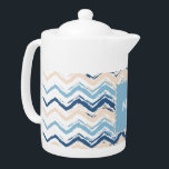 Seashore Scribble ZigZag<br><div class="desc">Anpassningsbarna Bright och Cheery 2013 färg i denna Seashore Scribble ZigZag Chevron-design - skapat för Trendiget 2013 färg - Dusk blue,  Tidal och Monaco Blue</div>
