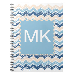 Seashore Scribble ZigZag Anteckningsbok