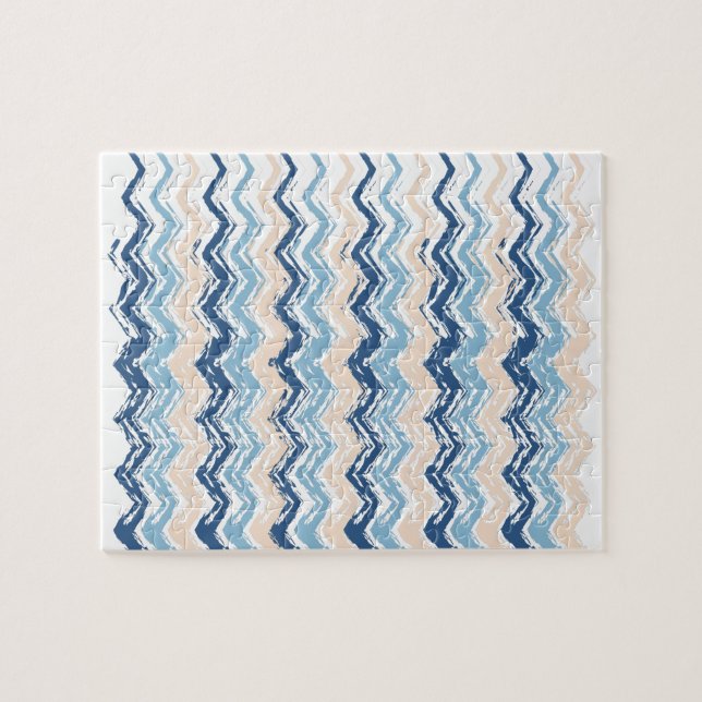 Seashore Scribble ZigZag Pussel (Horisontell)