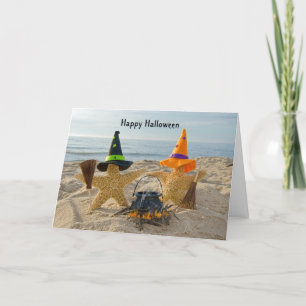 Seashore Starfish Halloween Kort