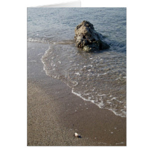 Seashore Sten-kort Hälsningskort