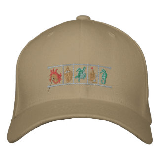 Seashore Treasures Broderad Keps