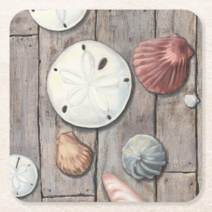 Seashore Treasures Underlägg Papper Kvadrat