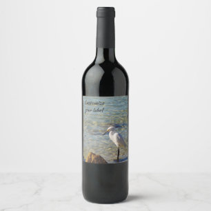 Seashore Vin-etikett Vinflaska Etikett