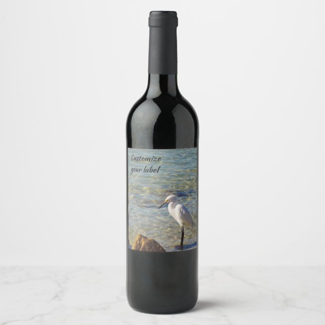 Seashore Vin-etikett Vinflaska Etikett (Framsida)
