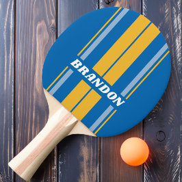 Seaside Board Ränder med Namn Pingisracket