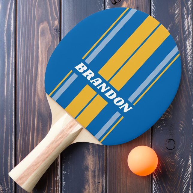Seaside Board Ränder med Namn Pingisracket (Skapare uppladdad)