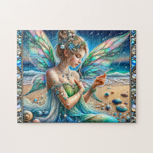 Seaside Fairy of Shimmering Wings Pussel (Horisontell)