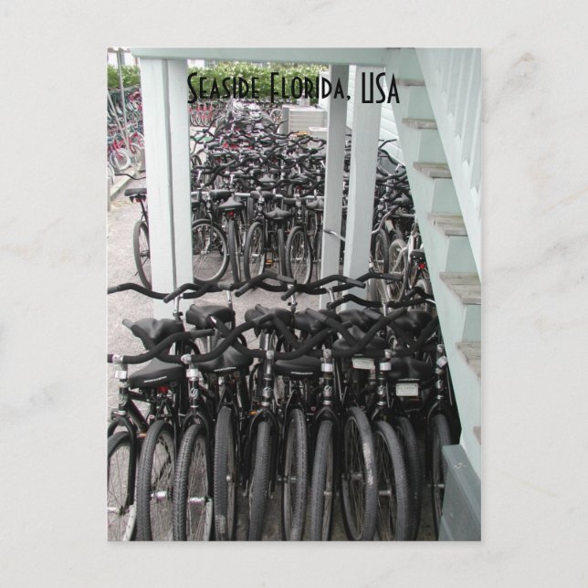 Seaside Florida-cyklar Vykort (Framsida)